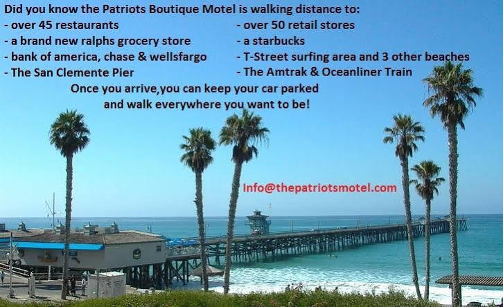 The Patriots Boutique Motel San Clemente Exterior foto